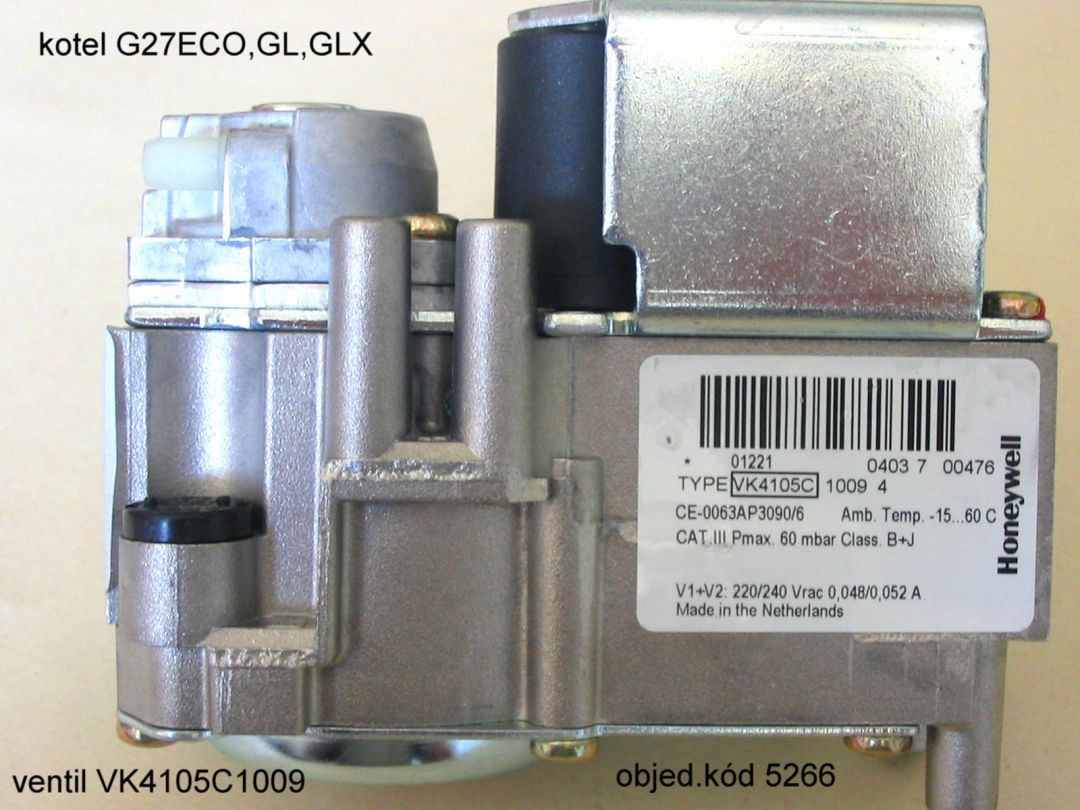 ND Viadrus G27 - plynový ventil VK 41 05 C